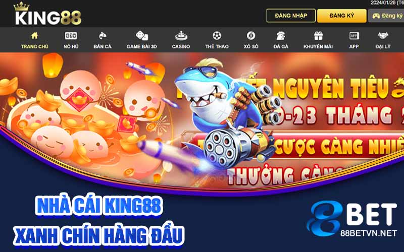 Nhà Cái King88 - Nơi Trải Nghiệm Cá Cược Đẳng Cấp Nhất - UVION.WIN